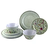 melamine dinnerware green
